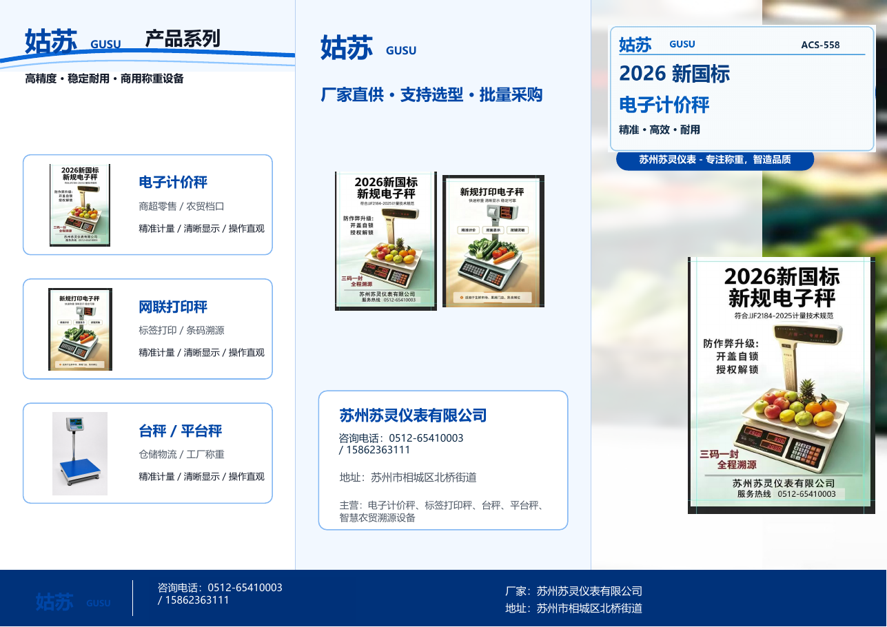 苏灵仪表产品系列与联系方式彩页